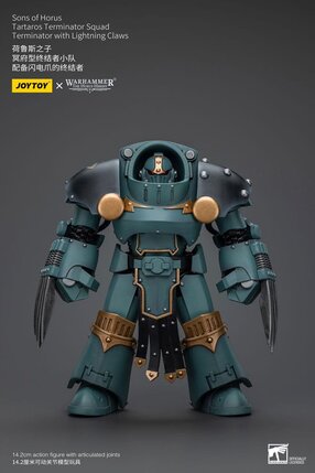 Preorder: Warhammer The Horus Heresy Action Figure 1/18 Tartaros Terminator Squad Terminator With Lightning Claws 12 cm