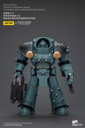 Preorder: Warhammer The Horus Heresy Action Figure 1/18 Tartaros Terminator Squad Terminator With Combi-Bolter And Chainfist 12 cm