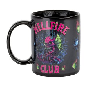 Preorder: Stranger Things Heat Change Mug Hellfire Club 320 ml