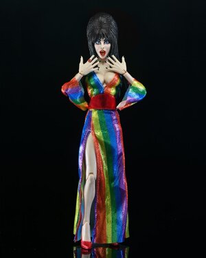 Preorder: Elvira, Mistress of the Dark Clothed Action Figure Over the Rainbow Elvira 20 cm