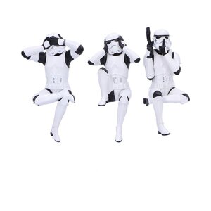 Preorder: Stormtrooper Figures Three Wise Sitting Stormtroopers 11 cm