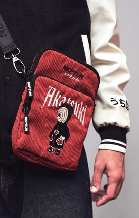 Preorder: Naruto Shippuden Crossbody Bag Red