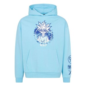Preorder: Hunter x Hunter Hooded Sweater Graphic Blue Size XL