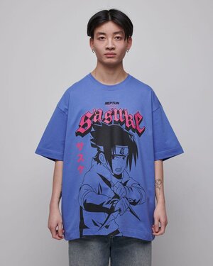 Preorder: Naruto Shippuden T-Shirt Graphic Sasuke Size L