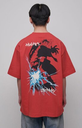 Preorder: Naruto Shippuden T-Shirt Graphic Red Size XL