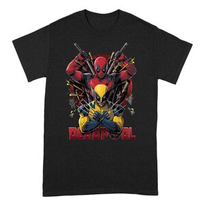 Preorder: Deadpool T-Shirt Deadpool And Wolverine Pose Size XXL