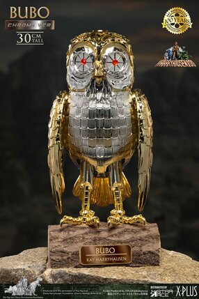 Preorder: Bubo the Mechanical Owl Soft Vinyl Statue Ray Harryhausens Bubo Chrome Ver. 30 cm