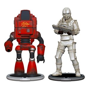 Preorder: Fallout Mini Figures 2-Pack Set B Nukatron & Synth 7 cm