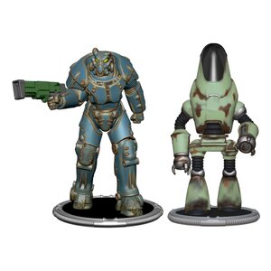 Preorder: Fallout Mini Figures 2-Pack Set D X01 & Protectron 7 cm