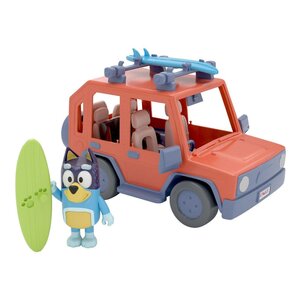 Preorder: Bluey Action Figure with Vehicle Bluey Family Cruiser