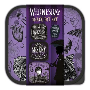 Preorder: Wednesday Lunch Boxes 3 in 1 Snack Pots