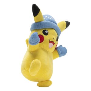 Preorder: Pokémon Plush Figure Pikachu with Winter Hat and Mittens 20 cm