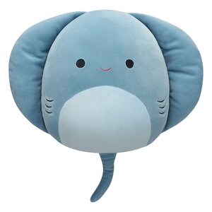 Squishmallows Plush Figure Muted Blue Polkadot Oval Stingray 30 cm