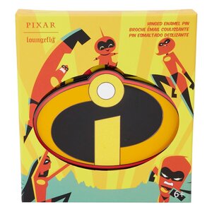 Preorder: Pixar by Loungefly Sliding Enamel Pin The Incredibles 20th Anniversary Hinged Limited Edition 8 cm