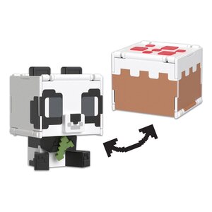 Preorder: Minecraft Flippin Action Figure Panda & Cake