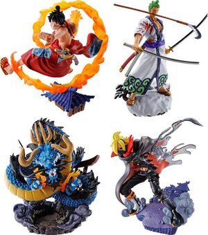 Preorder: One Piece Petitrama PVC Mini Statue Logbox Re Birth Wano Kuni Vol. 1 Set 9 cm