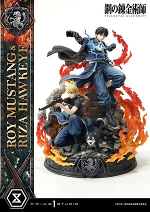 Preorder: Fullmetal Alchemist Concept Masterline Statue 1/6 Roy Mustang & Riza Hawkeye Regular Version 50 cm