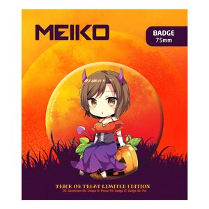 Preorder: Hatsune Miku Pin Badge Halloween Limited Edition Meiko