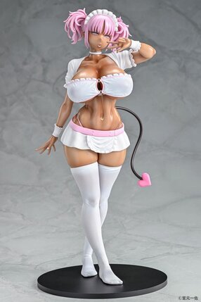 Preorder: Original Character Statue 1/6 Black Gal Maid Succubus Cocoa Pink Ver. 30 cm