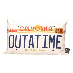 Preorder: Back To The Future Pillow Out a Time 50 x 30 cm