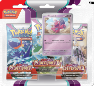 Pokemon SV02 Paldea Evolved Three Booster