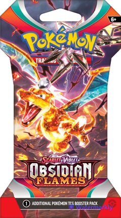 Pokemon SV03 Obsidian Flames Sleeved Booster