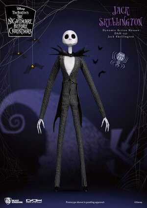 Preorder: Nightmare before Christmas Dynamic 8ction Heroes Action Figure 1/9 Jack 21 cm