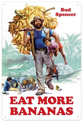 Bud Spencer Tin Sign Banana Joe 20 x 30 cm