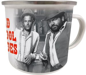 Preorder: Bud Spencer & Terence Hill Enamel Mug Old School Heroes