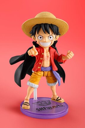 Preorder: One Piece World Collactable Figures x S.H. Figuarts Action Figure Monkey D. Luffey 8 cm