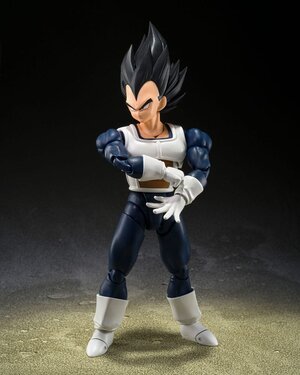 Preorder: Dragon Ball S.H. Figuarts Action Figure Vegeta Old Battle Clothes 14 cm