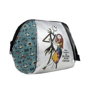 Preorder: Nightmare Before Christmas Make Up Bag Jack & Sally Patchwork