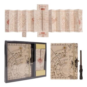 Harry Potter Stationery Set Marauders Map