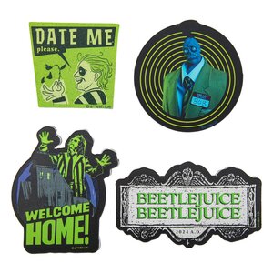 Preorder: Beetlejuice Fridge Magnet 4-Pack