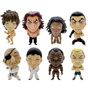 Preorder: Baki Hanma 16d Collectible Figure Collection PVC Figures 8-Pack Baki Hanma 6 cm