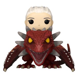 Preorder: House of the Dragon POP! Rides Deluxe Vinyl Rhaenys Targaryen with Meleys 9 cm
