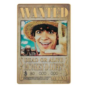 Preorder: One Piece Ingot Luffy Wanted Poster Limited Edition