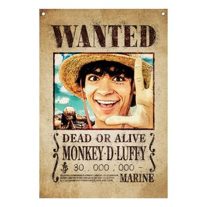 Preorder: One Piece Wall Banner Luffy Wanted 120 x 85 cm