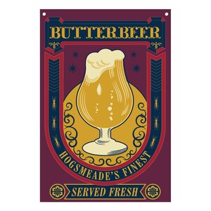 Preorder: Harry Potter Wall Banner Butterbeer 125 x 85 cm