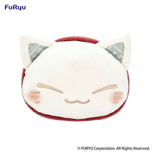 Preorder: Nemuneko Cat Plush Figure Red Scarf Ver. 30 cm