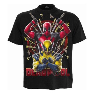 Preorder: Deadpool T-Shirt Wolverine Bullseye Size L