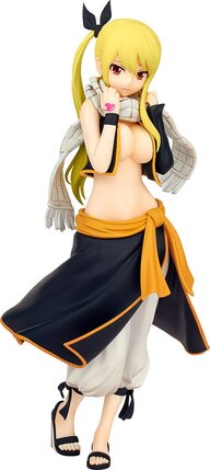 Preorder: Fairy Tail Pop Up Parade PVC Statue Lucy Heartfilia Natsu Costume Ver. L Size 22 cm