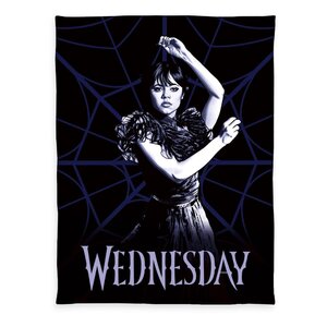 Preorder: Wednesday Fleece Blanket 130 x 170 cm