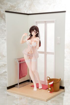 Preorder: Rent-A-Girlfriend PVC Statue 1/6 Chizuru Mizuhara See-through lingerie figure angel white Ver. 23 cm