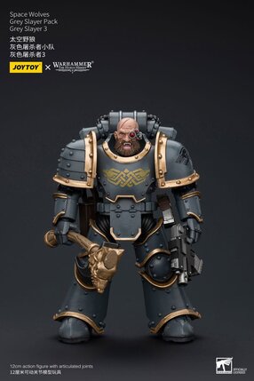 Preorder: Warhammer The Horus Heresy Action Figure 1/18 Space Wolves Grey Slayer Pack Grey Slayer 3 12 cm