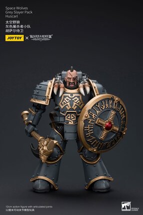 Preorder: Warhammer The Horus Heresy Action Figure 1/18 Space Wolves Grey Slayer Pack Huscarl 12 cm