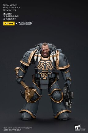 Preorder: Warhammer The Horus Heresy Action Figure 1/18 Space Wolves Grey Slayer Pack Grey Slayer 2 12 cm