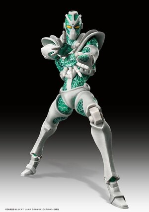 JoJos Bizarre Adventure Part3 Statue Legend PVC Statue Hierophant Green 14 cm