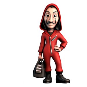 Preorder: Money Heist Minix Figure Tokyo w/ Mask 12 cm