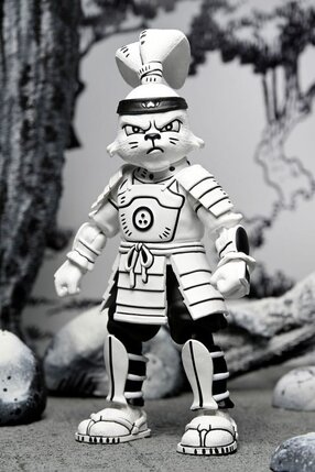 Preorder: Usagi Yojimbo Action Figure Samurai Usagi Yojimbo Black & White Figure 18 cm